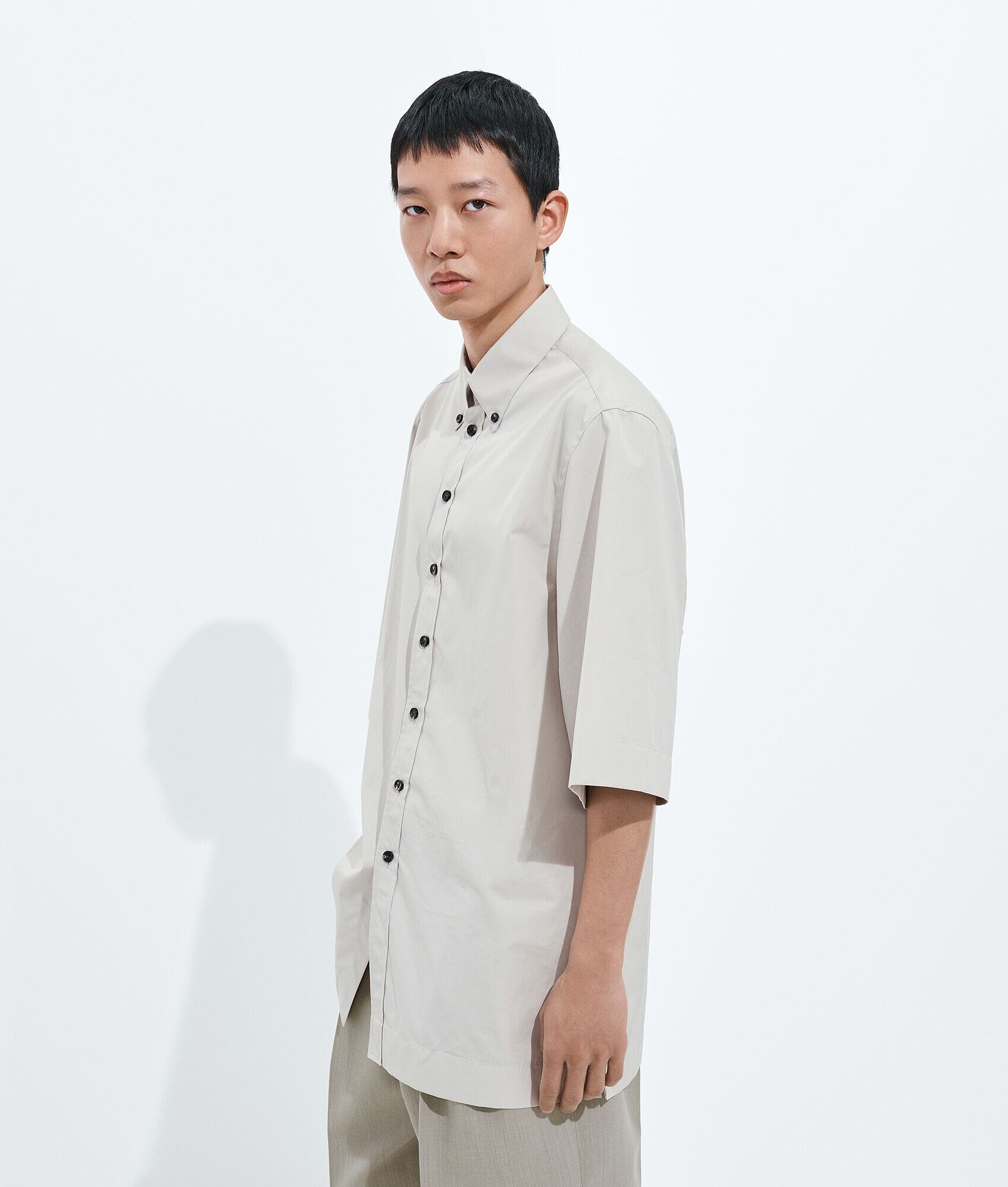 Camisa de Popelina de Algodón