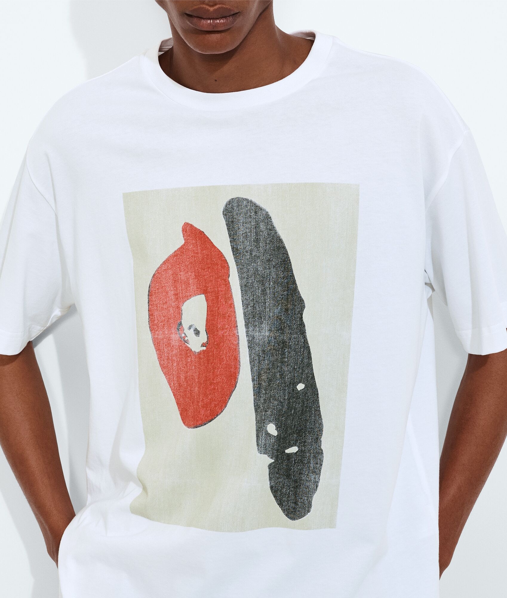 Camiseta de algodón con estampado
