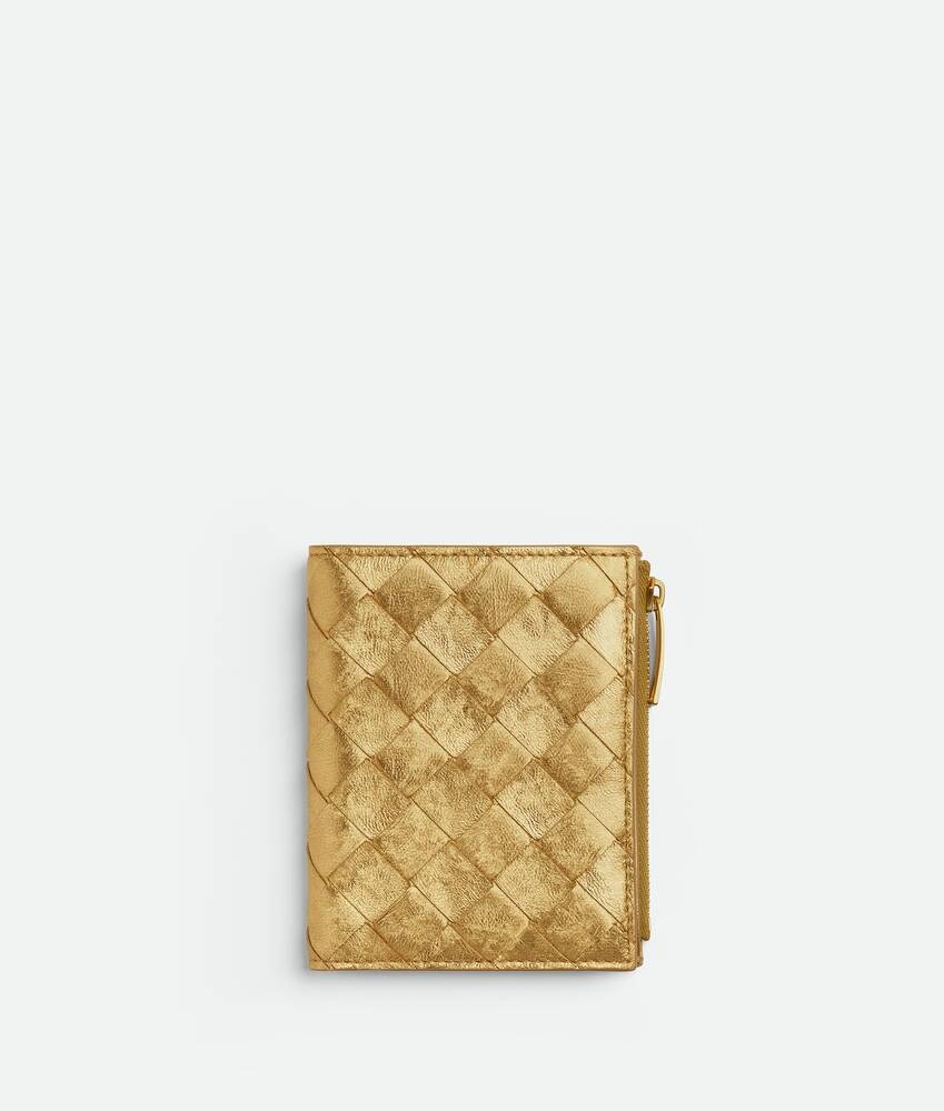 Cartera Bi-Fold Pequeña Intrecciato