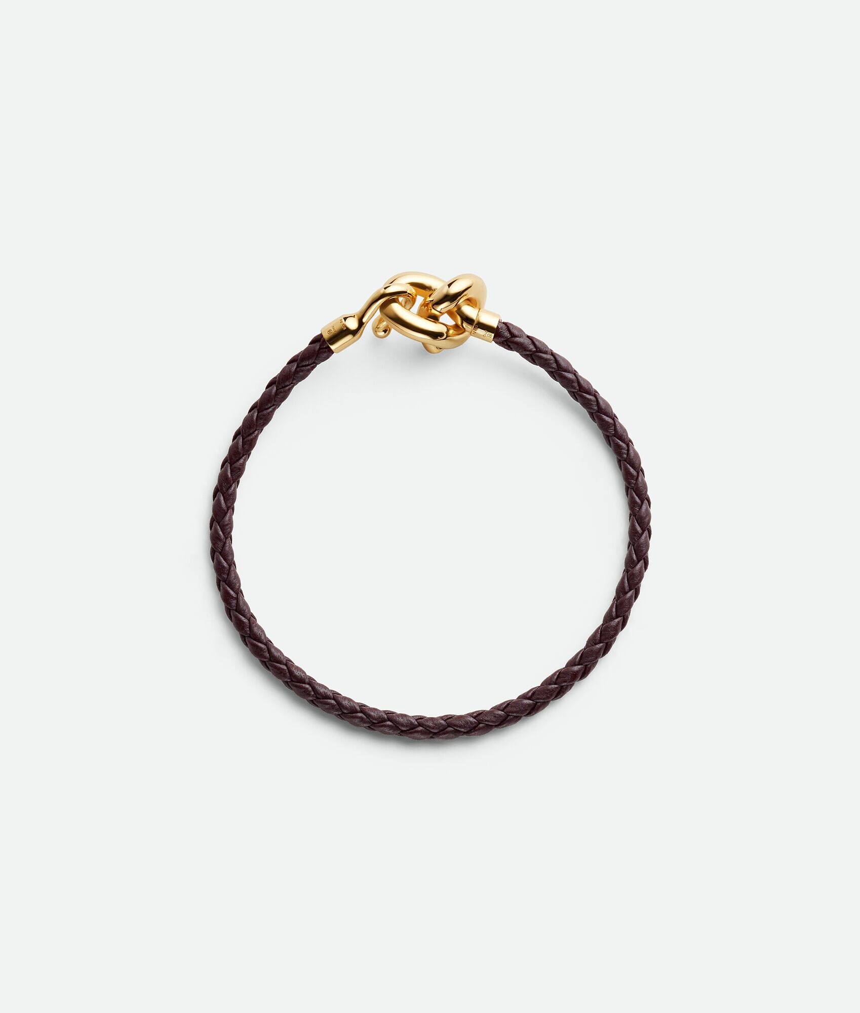 Pulsera de cuero con nudo