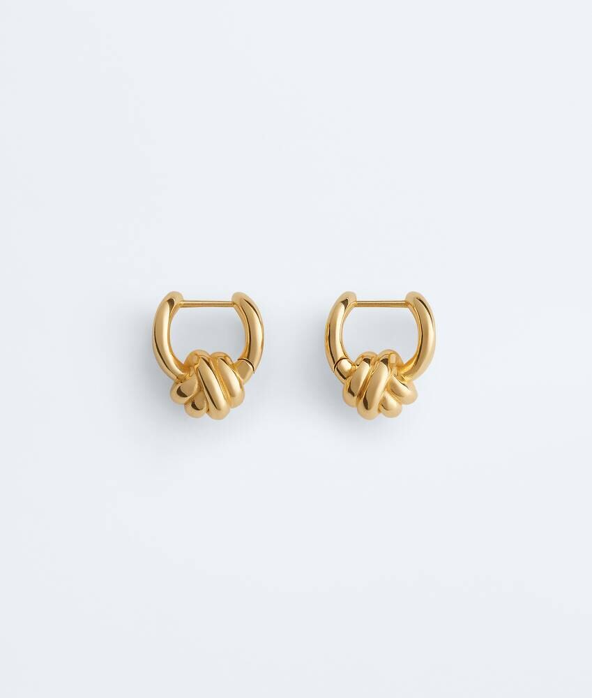 Aros de Oído de Anillo con Nudo