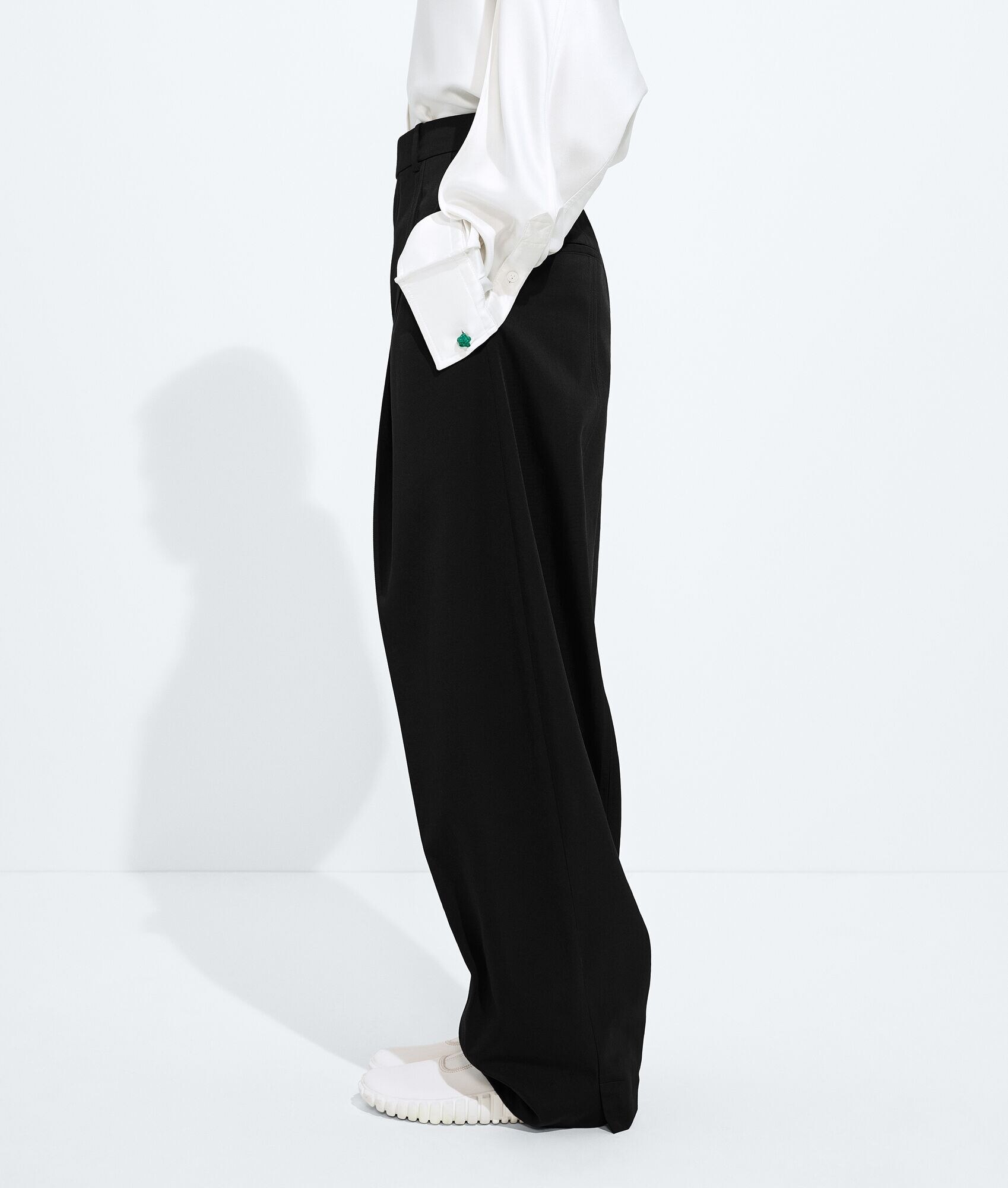 Pantalones de lana y nailon