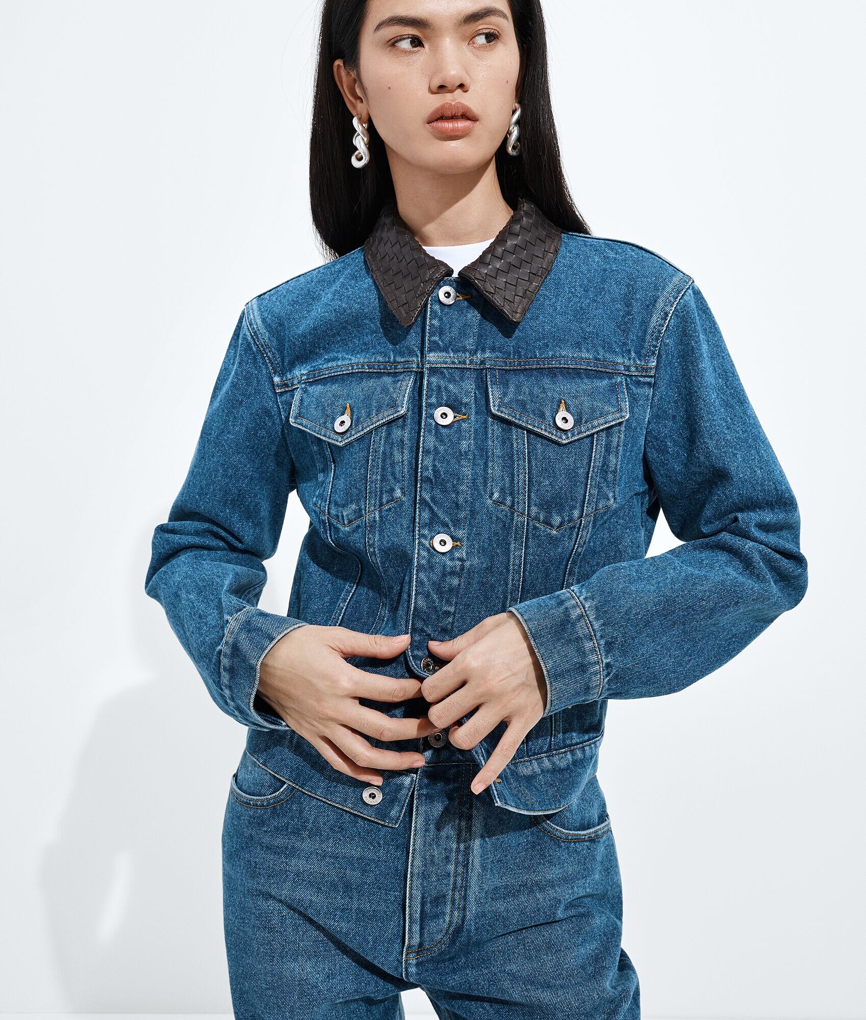 Chaqueta Azul Indigo Mediana