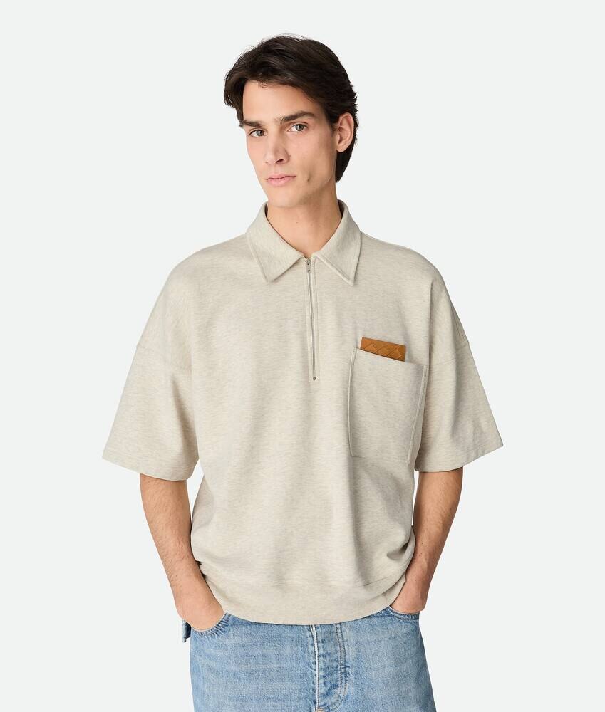Polo de Algodón Melange Doble