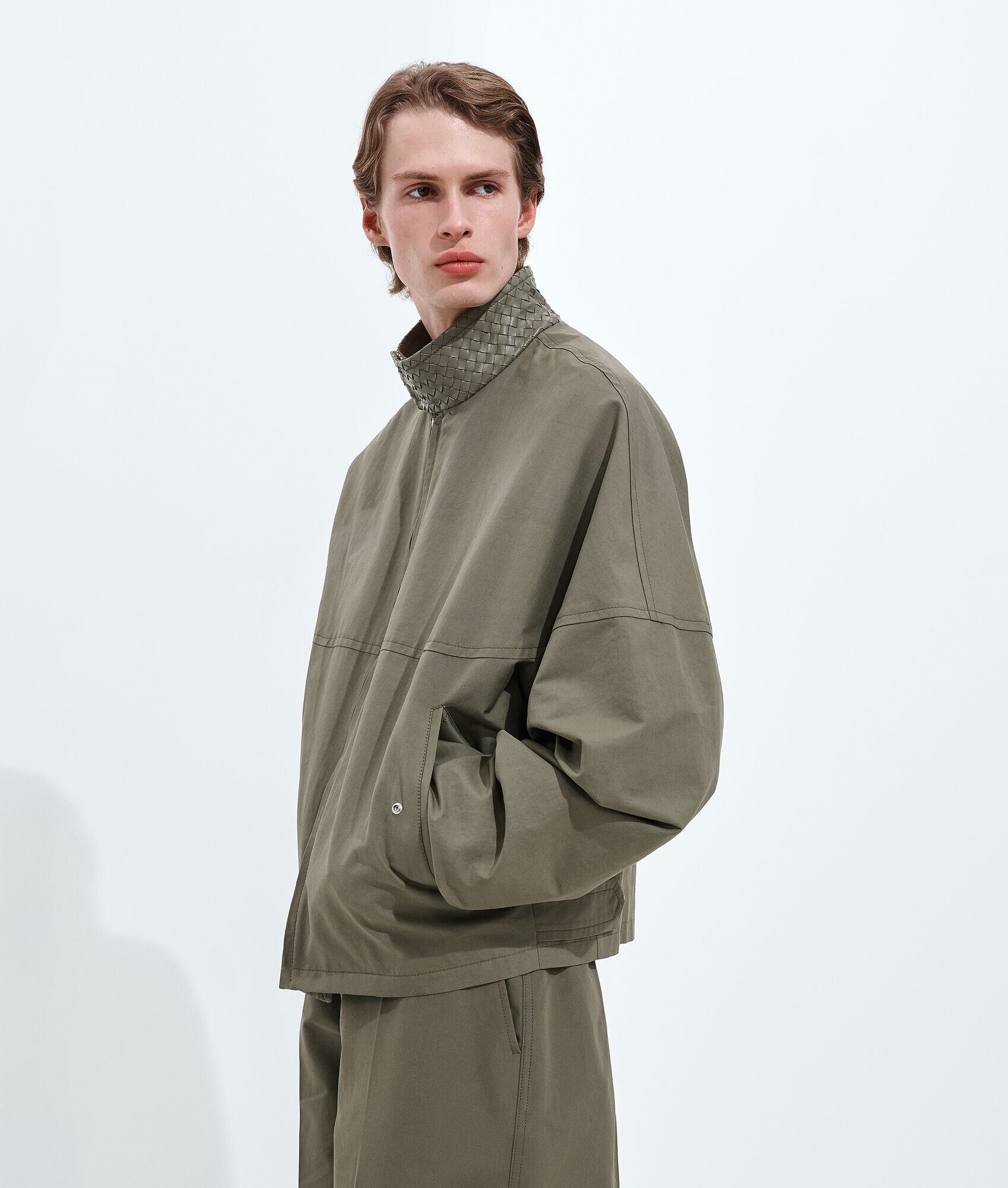 Chaqueta de algodón compacta