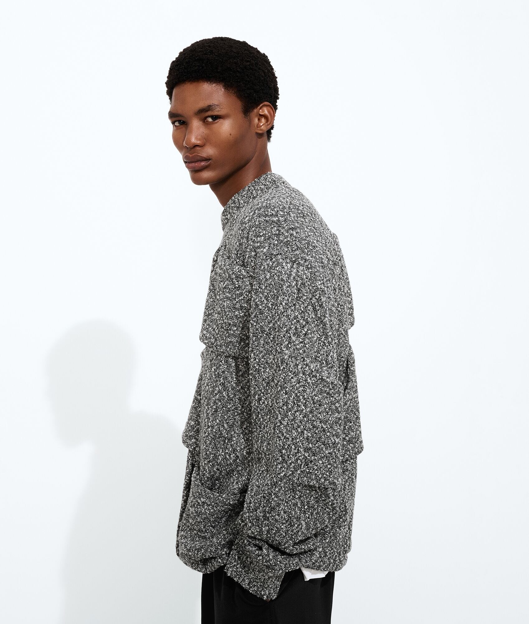 Sweater de algodón Intrecciato