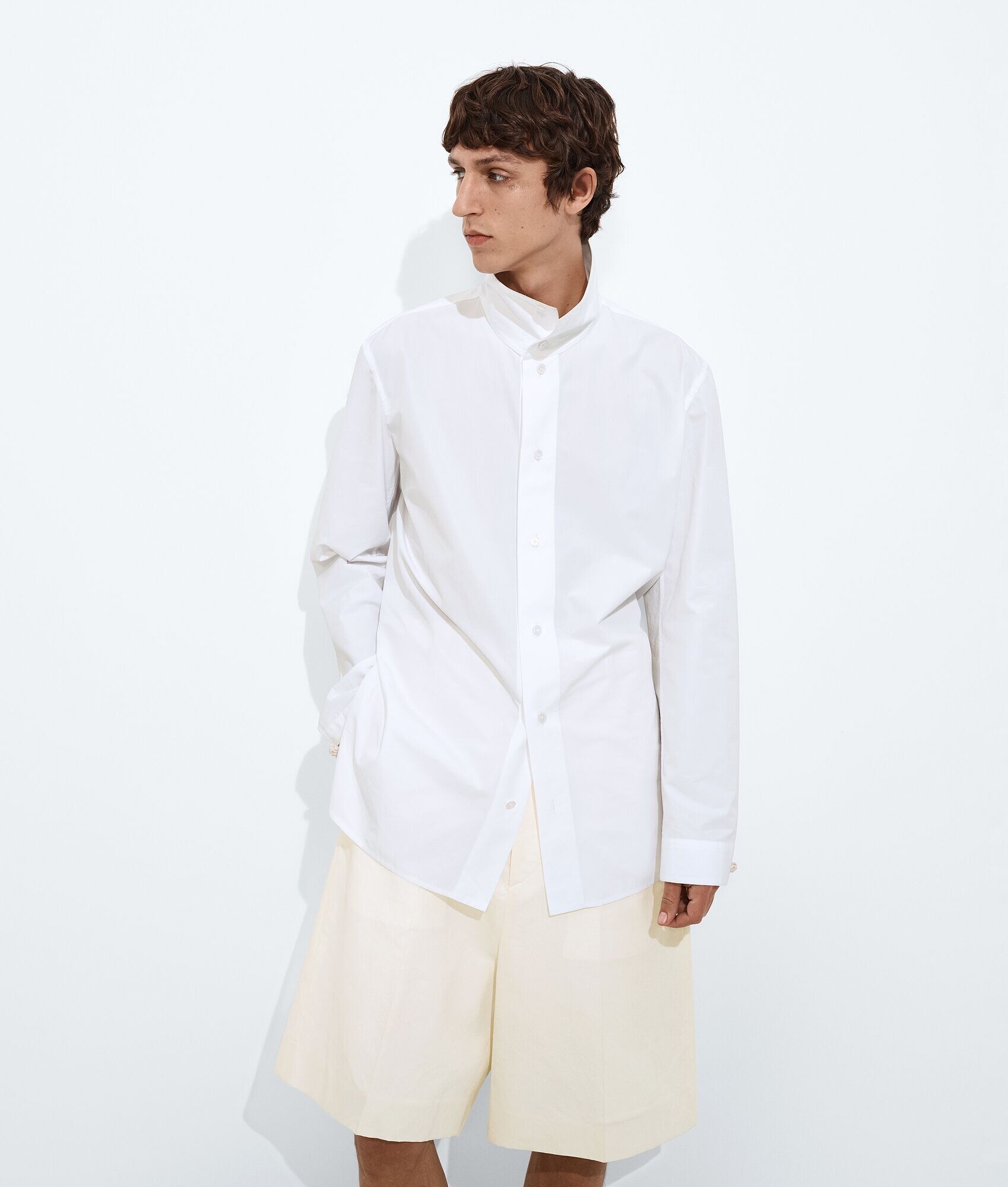 Camisa de Popelín de Algodón