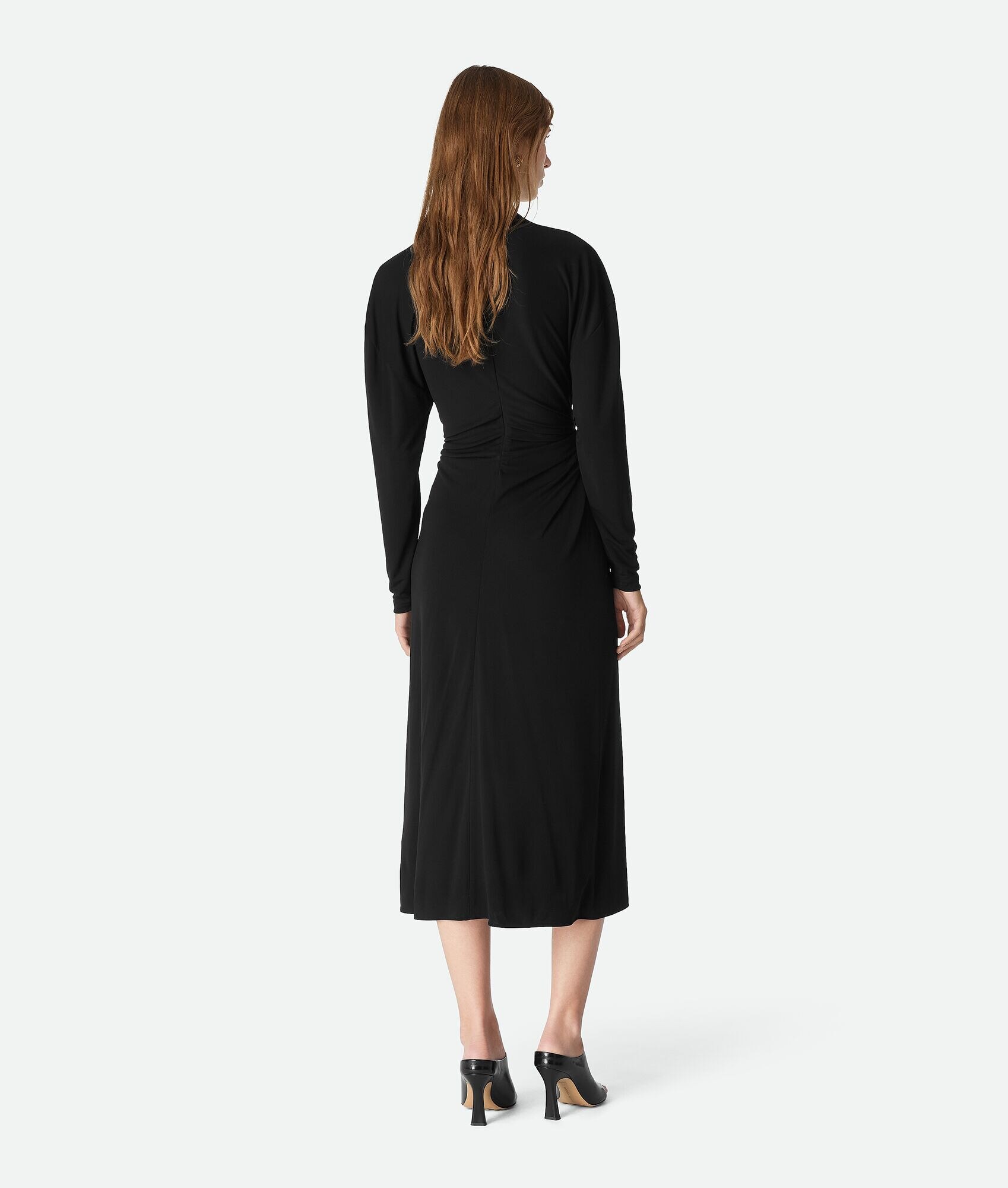 Vestido de crepe de jersey de viscosa