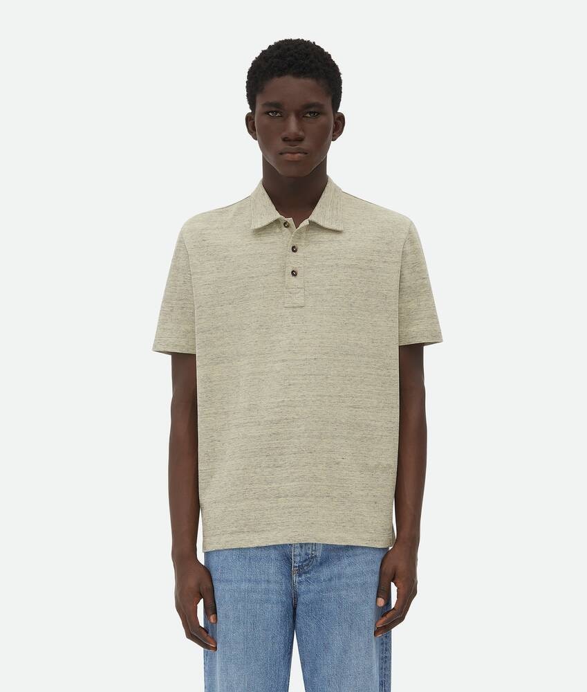 Polo de Piqué de Algodón Chino