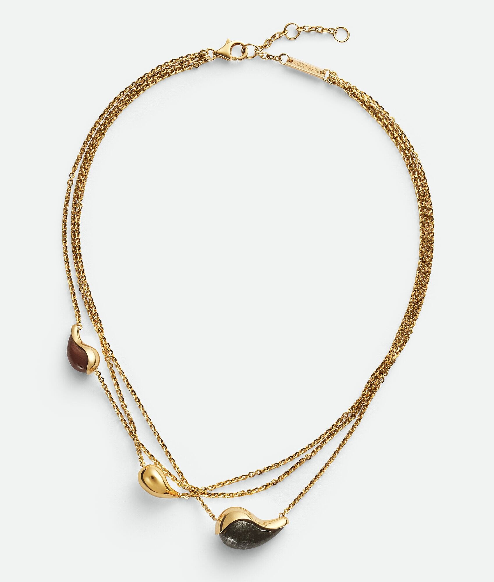 Collar de gota de mármol