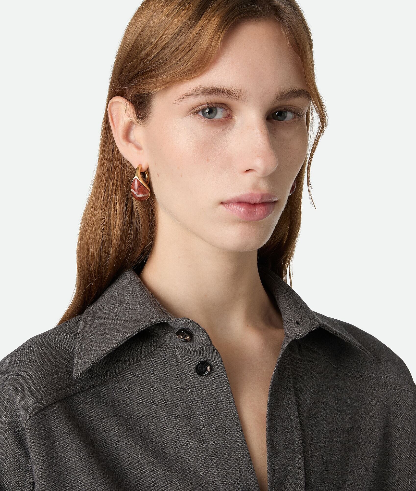 Pendientes de gota con marcas
