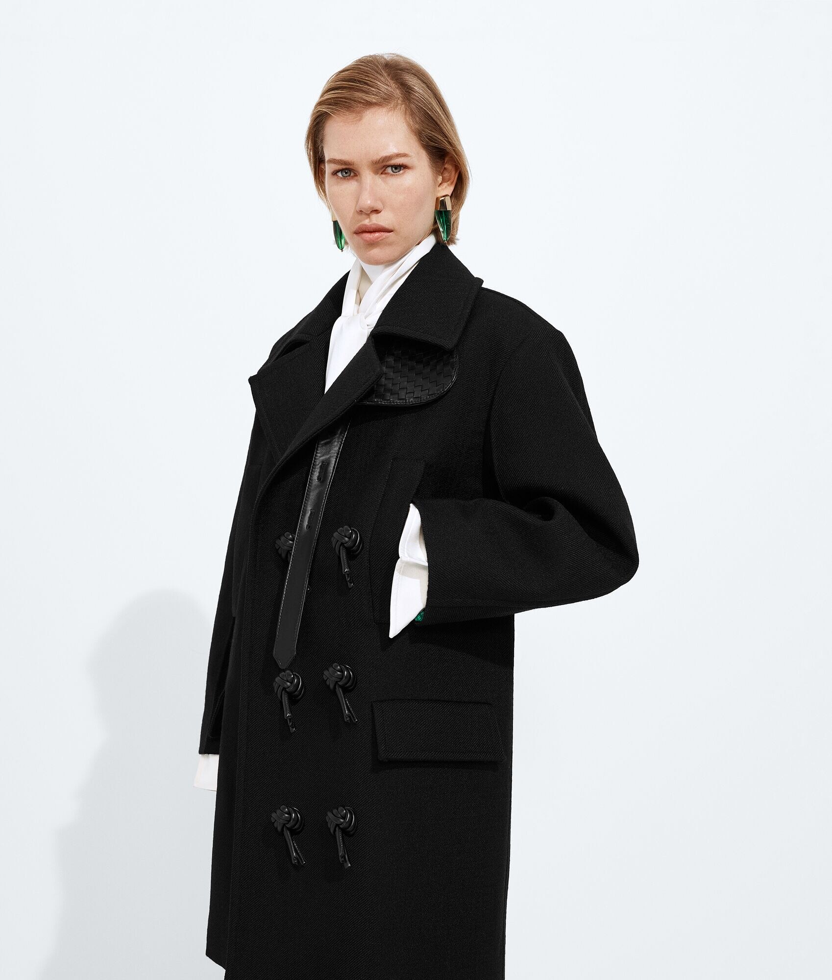 Chaleco de Gabardina de Lana y Mohair