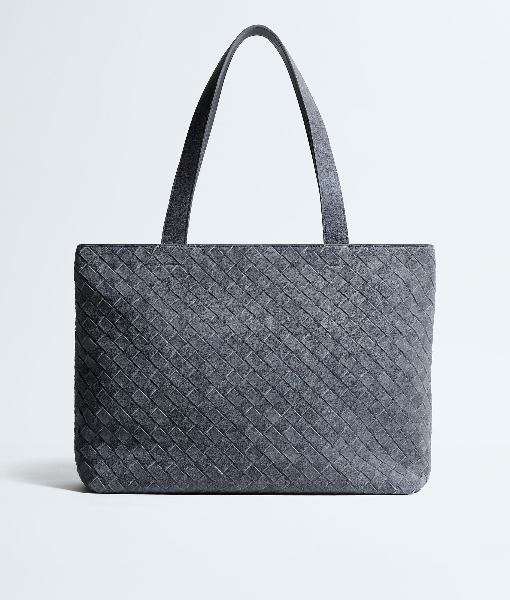 Bolsa de mano con cremallera Intrecciato pequeña