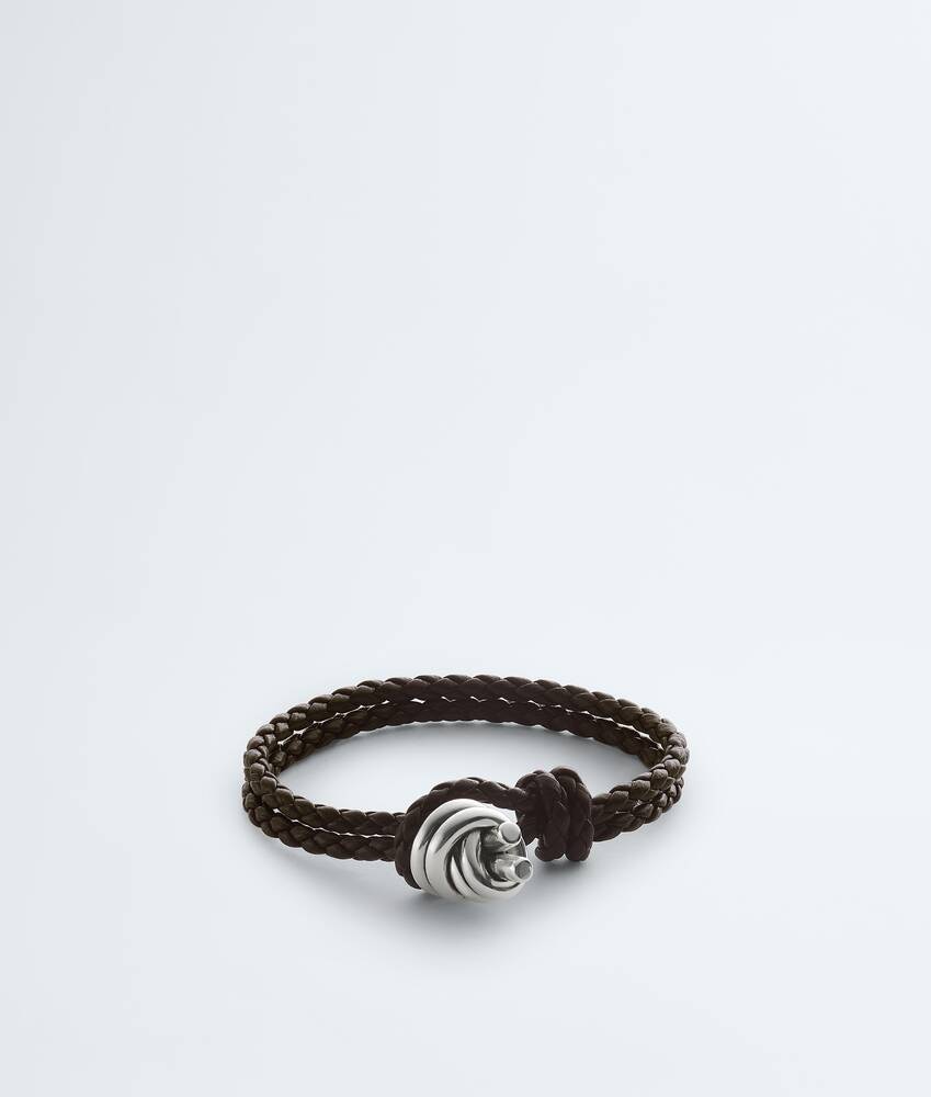 Pulsera de cuero con nudo