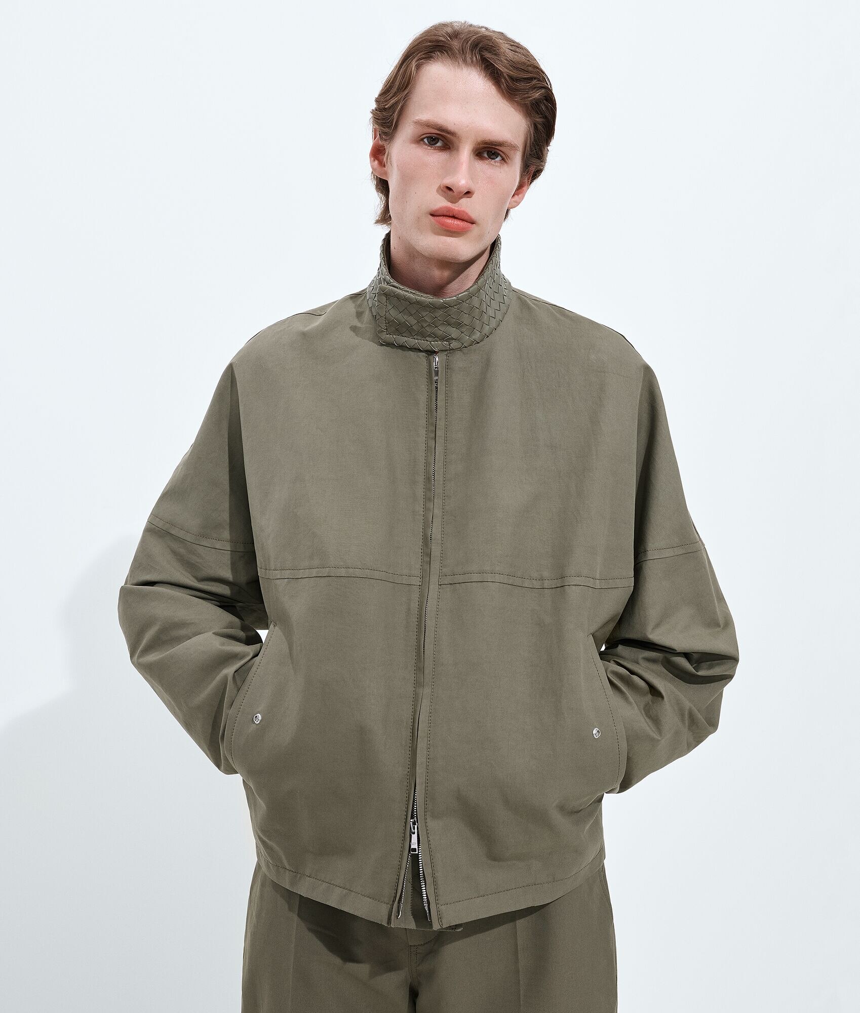 Chaqueta de algodón compacta