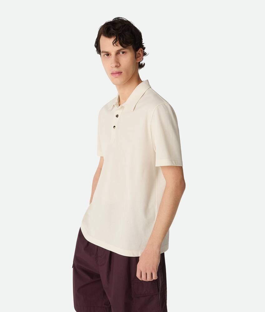 Polo de Jersey de Algodón Fino