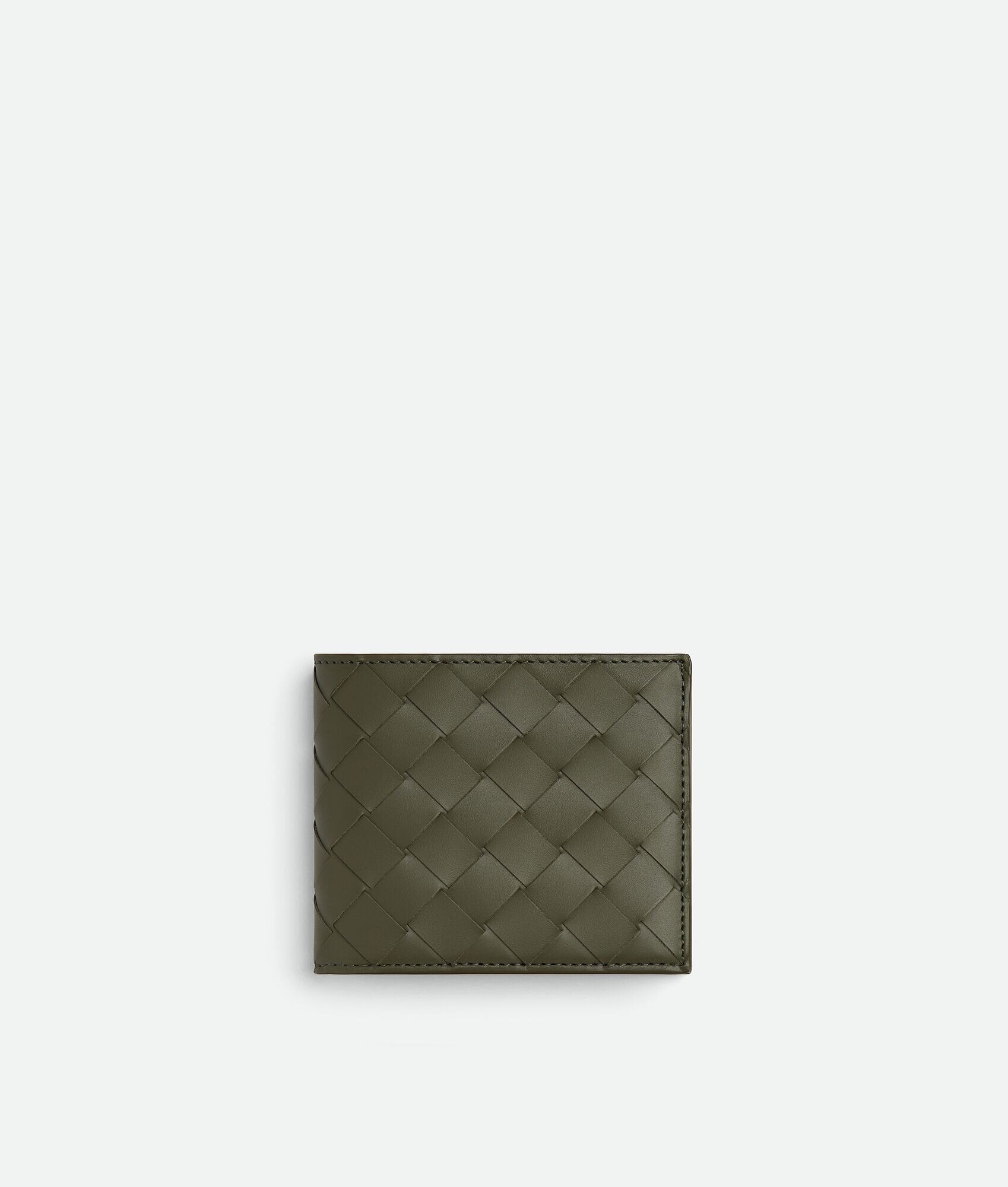 Billetera Bi-Fold Intrecciato con Billetera de Monedas