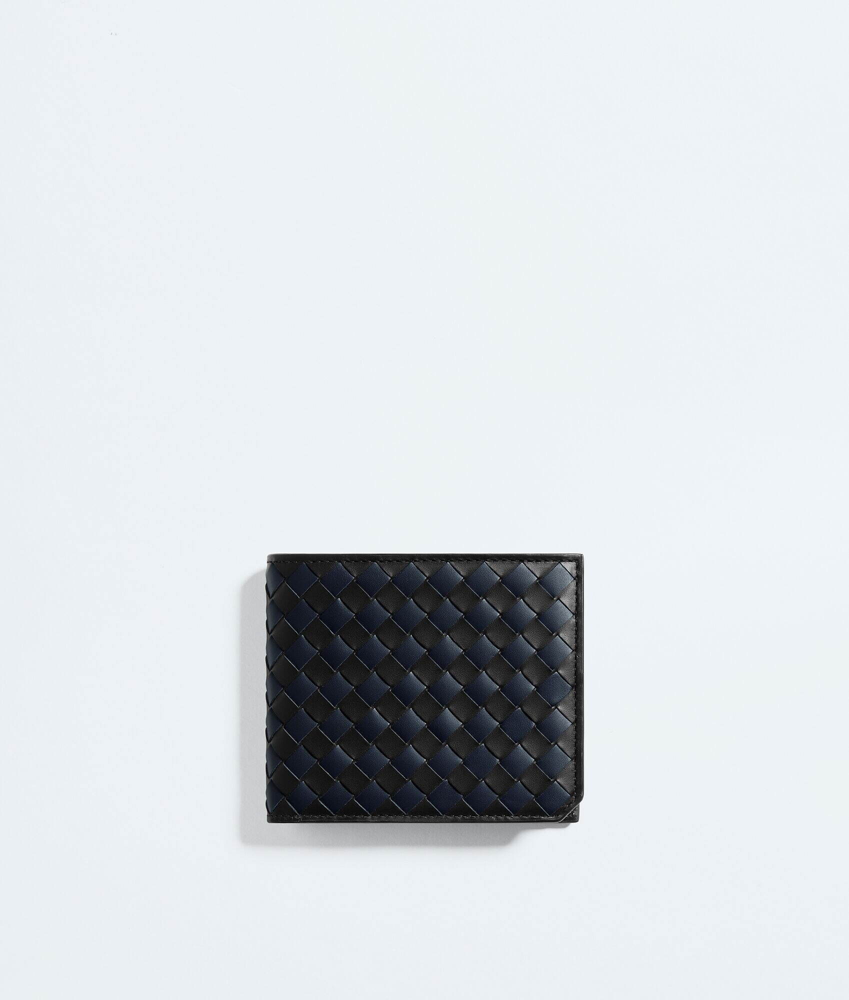 Cartera Intrecciato Piccolo Bi-Fold con Billetera para Monedas