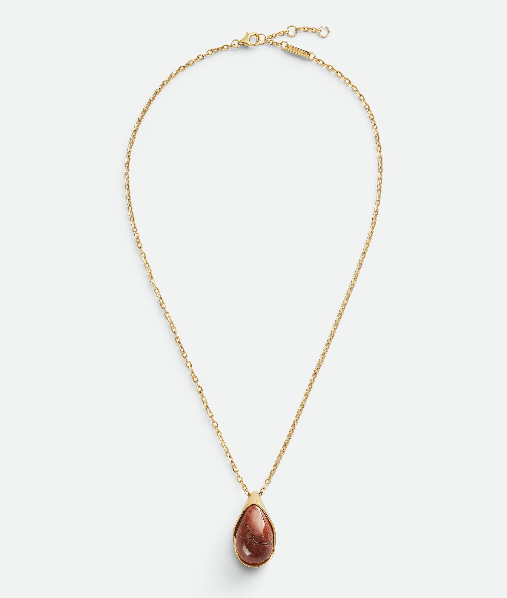 Collar de gota con colgante de mármol