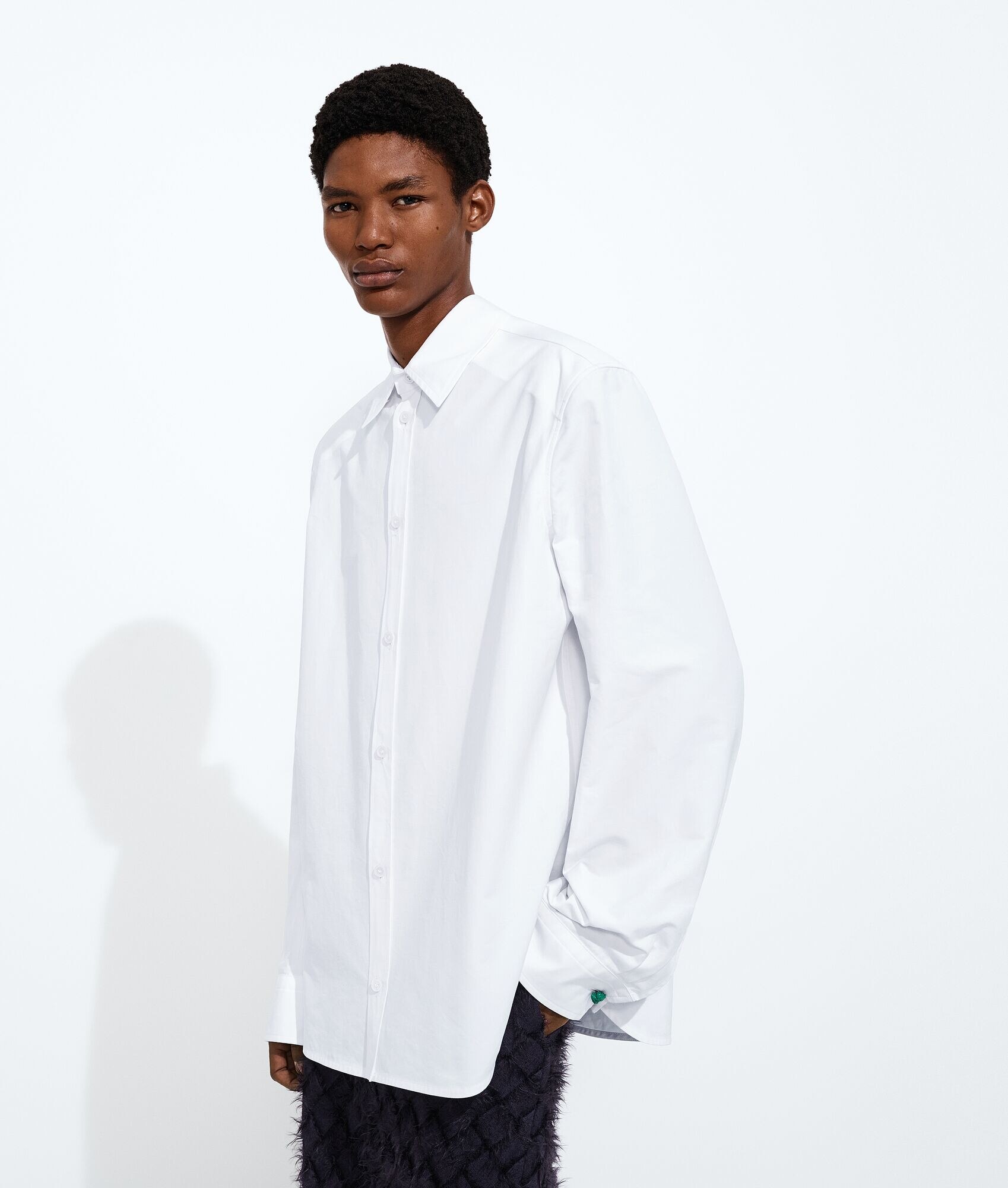 Camisa de Popelín de Algodón