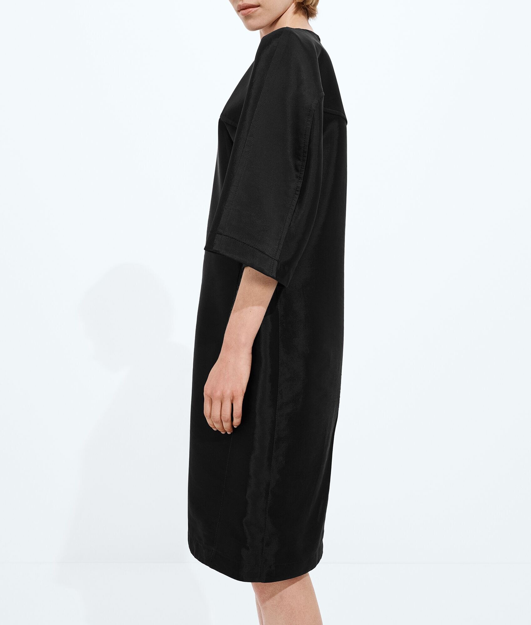Vestido de Tela de Algodón y Viscosa Lavado