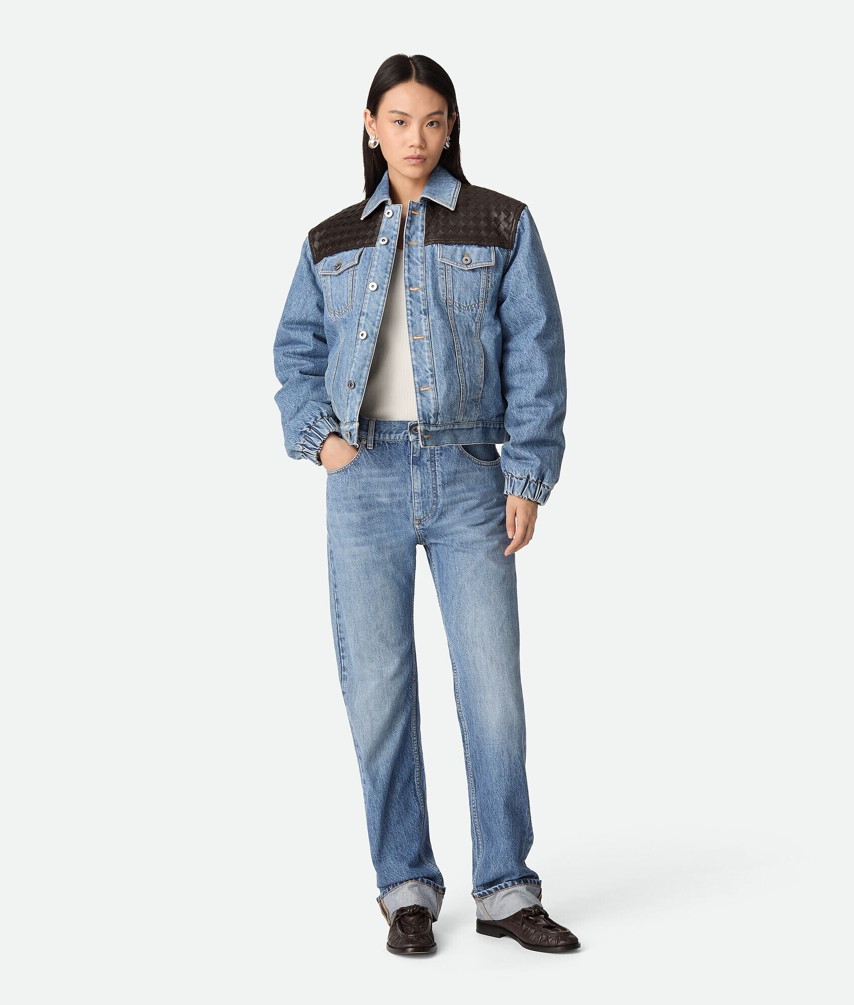Vaqueros Rectos Vintage Azul Indigo